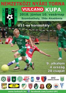 Az U11-es Vulcano Kupán is a 7. hely jutott a Lurkó UFC-Illés Akadémia zöld csapatának a másik csapatunk a 18. helyen végzett.